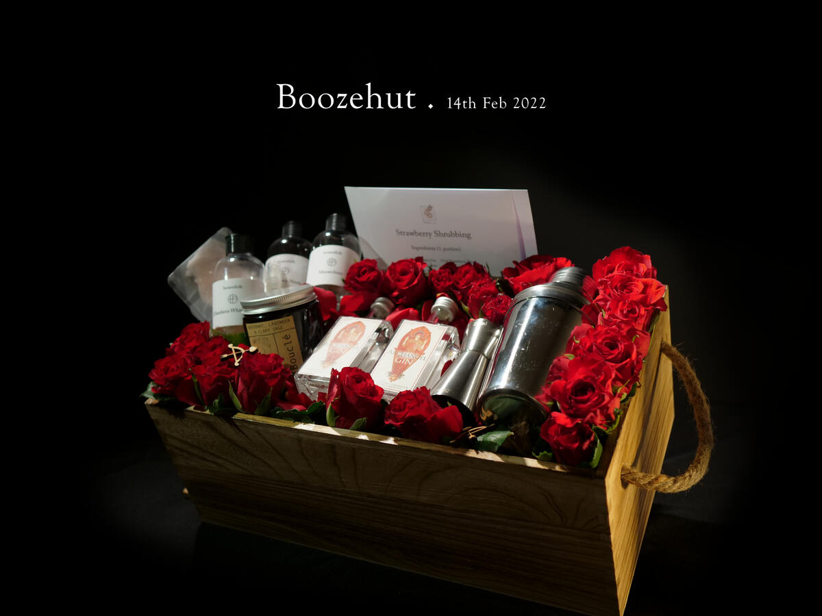 Website asset and social post for the company Boozehut. I photographed, designed and edited the image in PS and have done so with a lot of product photos and assets they use on their website.