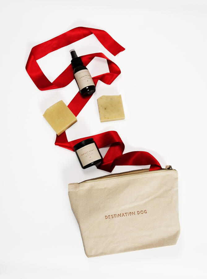 Website assets I photographed and edited in PS for the company Destination Dog for their Christmas event. I designed their website as well as photographing and editing their products.